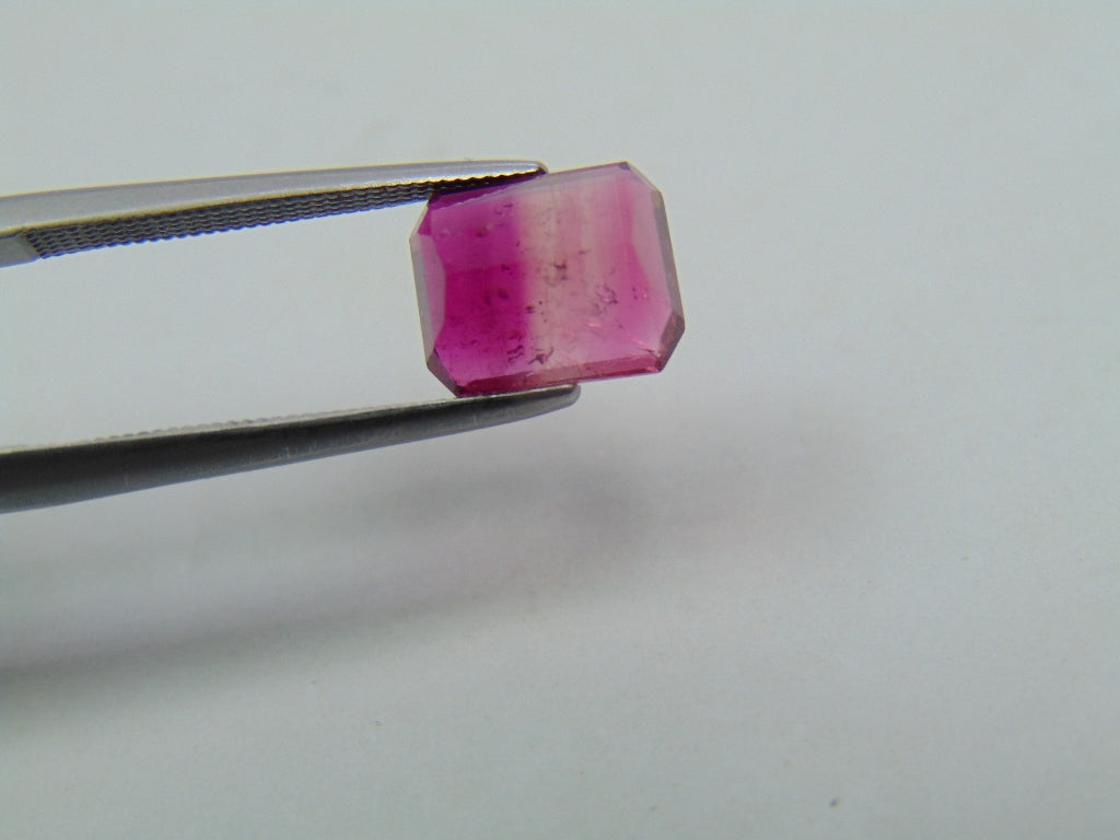 2.75ct Turmalina Bicolor 9x7mm