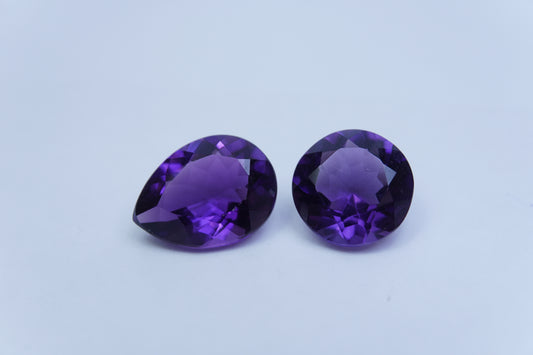 Ametista 11,90ct 15x11mm / 12mm