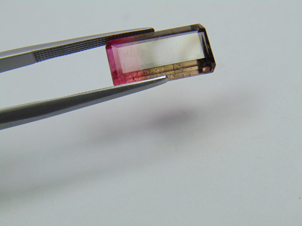 6.60ct Tourmaline Bicolor 16x8mm