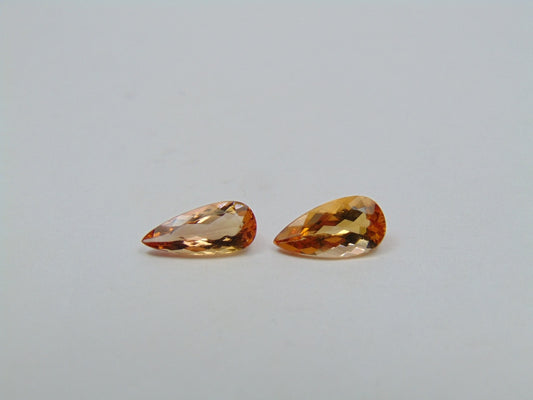 2.44ct Topázio Imperial 10x5mm 10x4mm