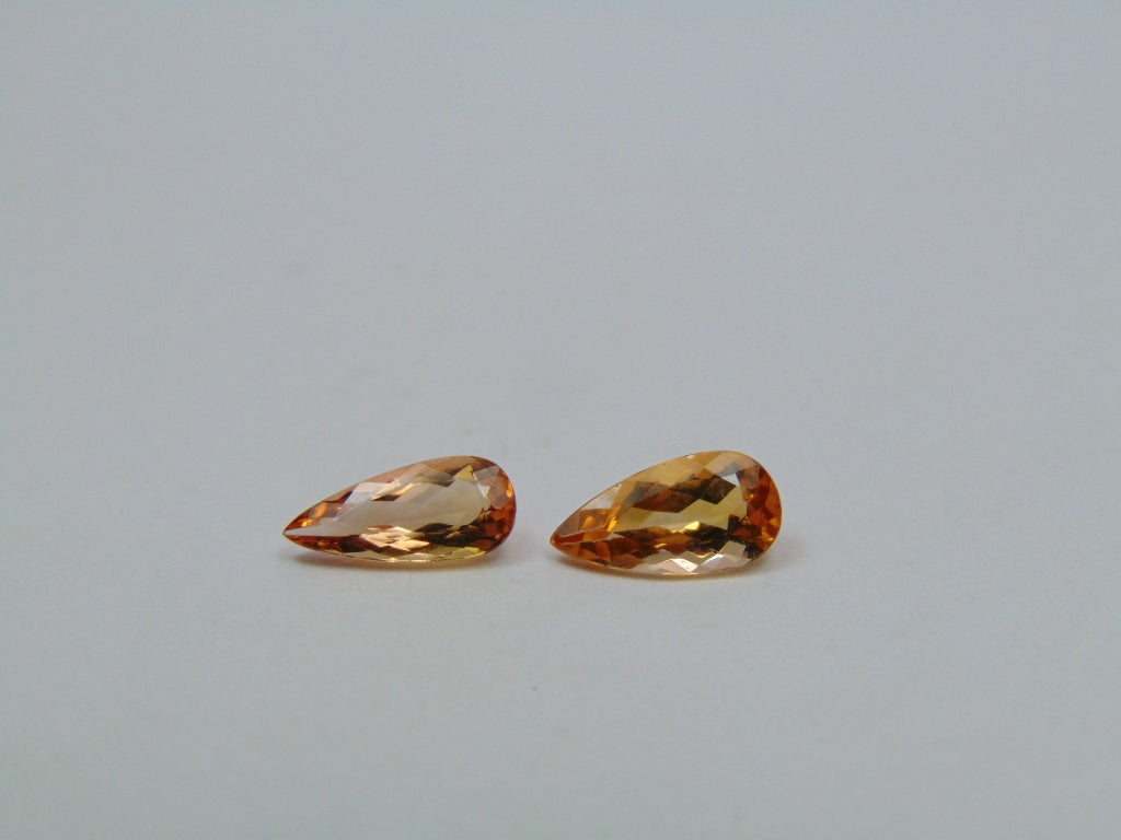 2.44ct Topázio Imperial 10x5mm 10x4mm