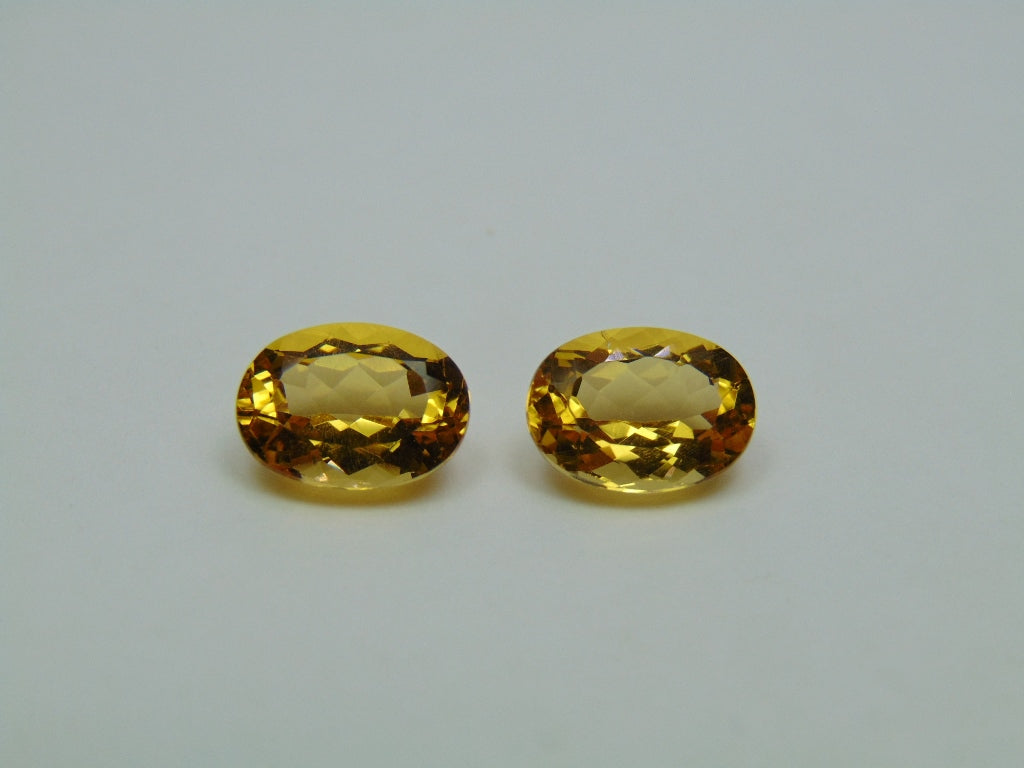 6.30ct Beryl Pair 11x8mm