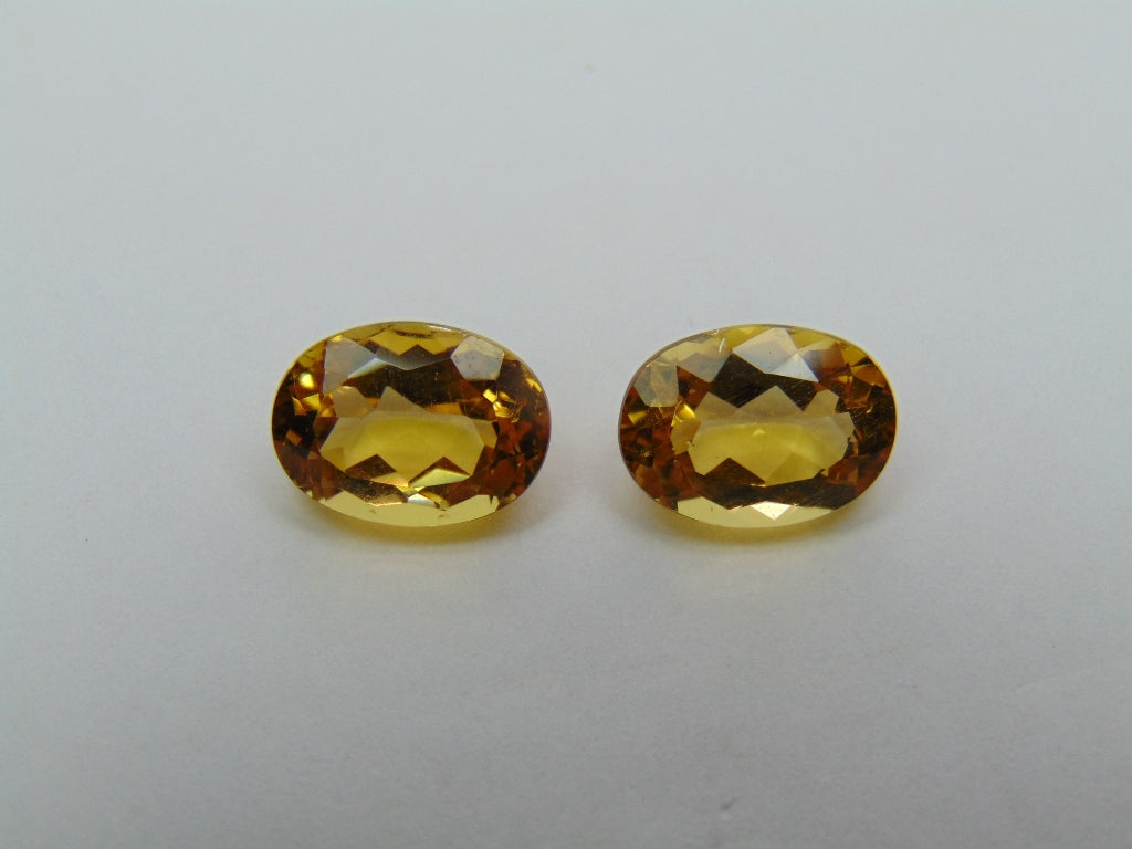 6.30ct Beryl Pair 11x8mm