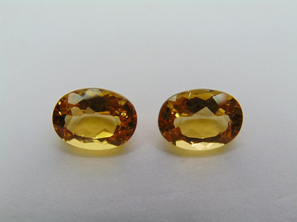 6.30ct Beryl Pair 11x8mm