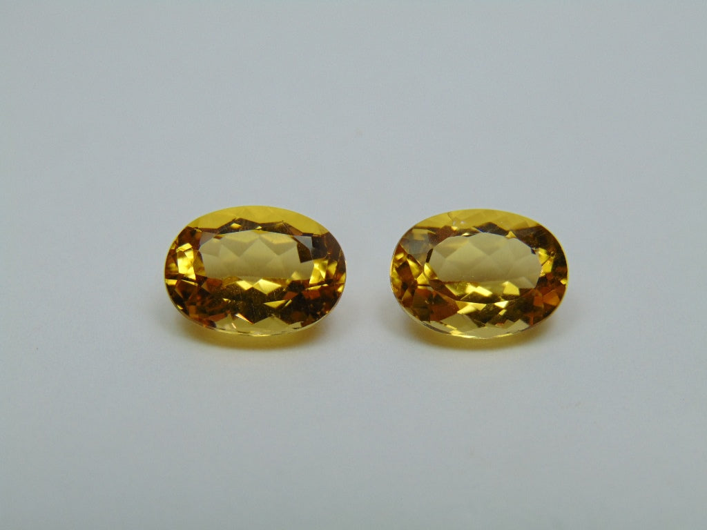 6.30ct Beryl Pair 11x8mm