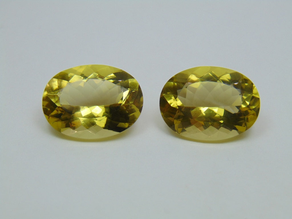 35.70ct Green Gold Par 21x16mm