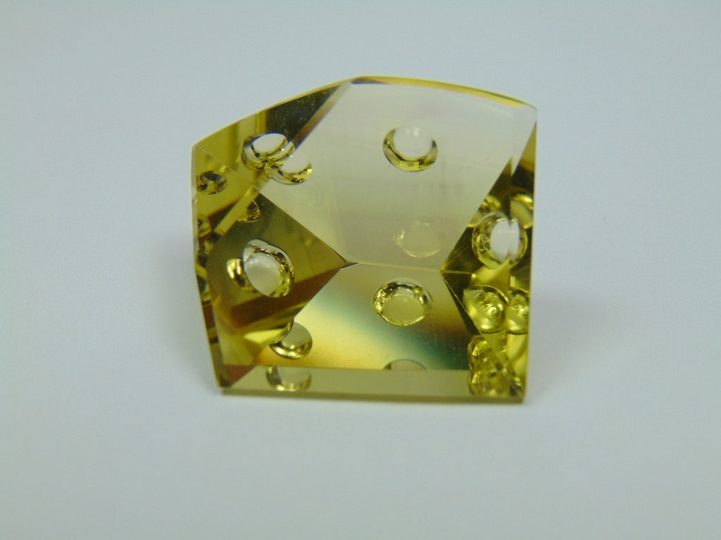 40.40ct Green Gold 24x22mm