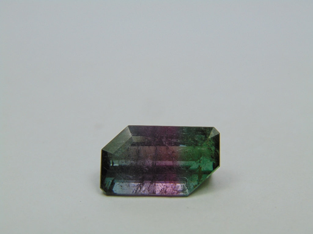 7.60ct Turmalina Bicolor 15x9mm