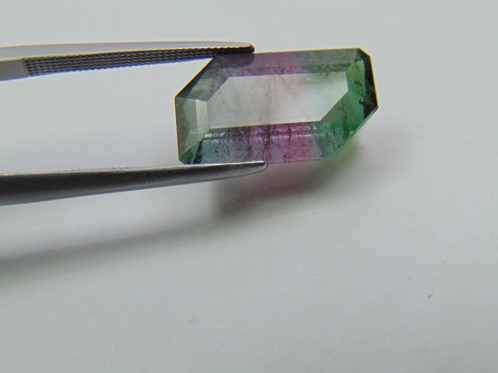 7.60ct Turmalina Bicolor 15x9mm