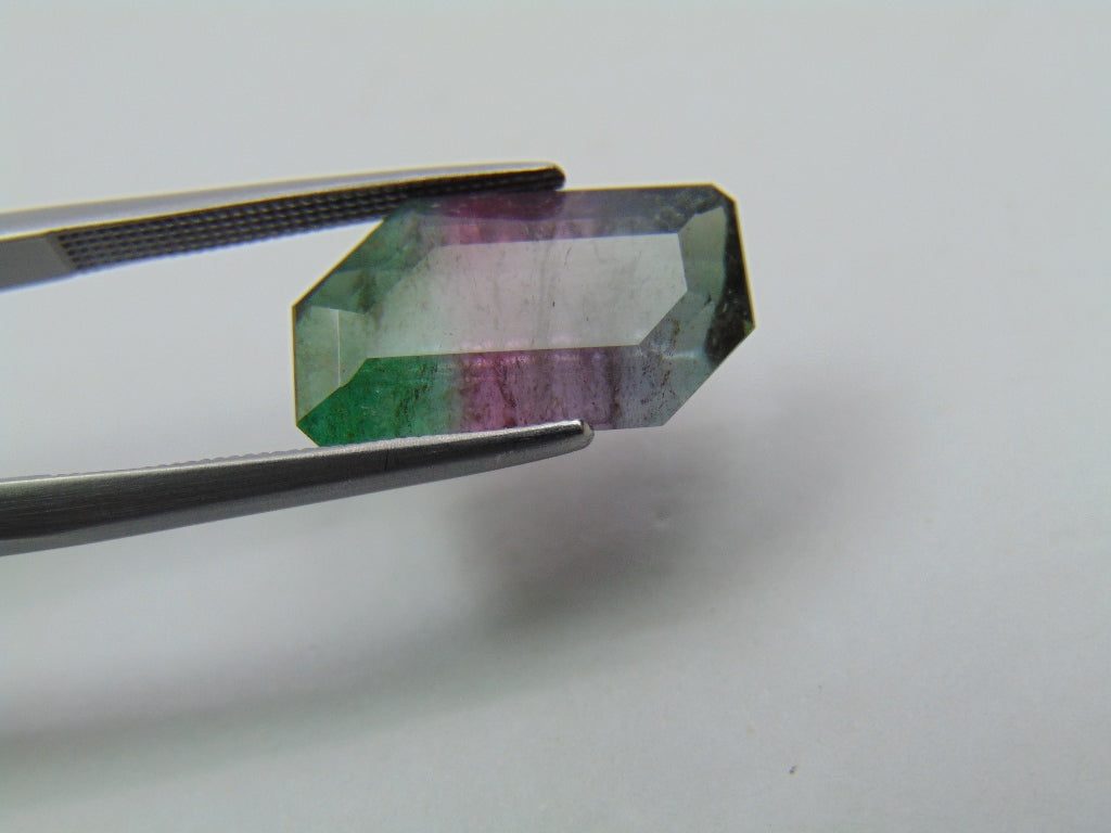 7.60ct Turmalina Bicolor 15x9mm