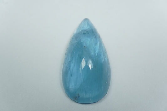 17.35ct Água-marinha cabochão 25x13mm