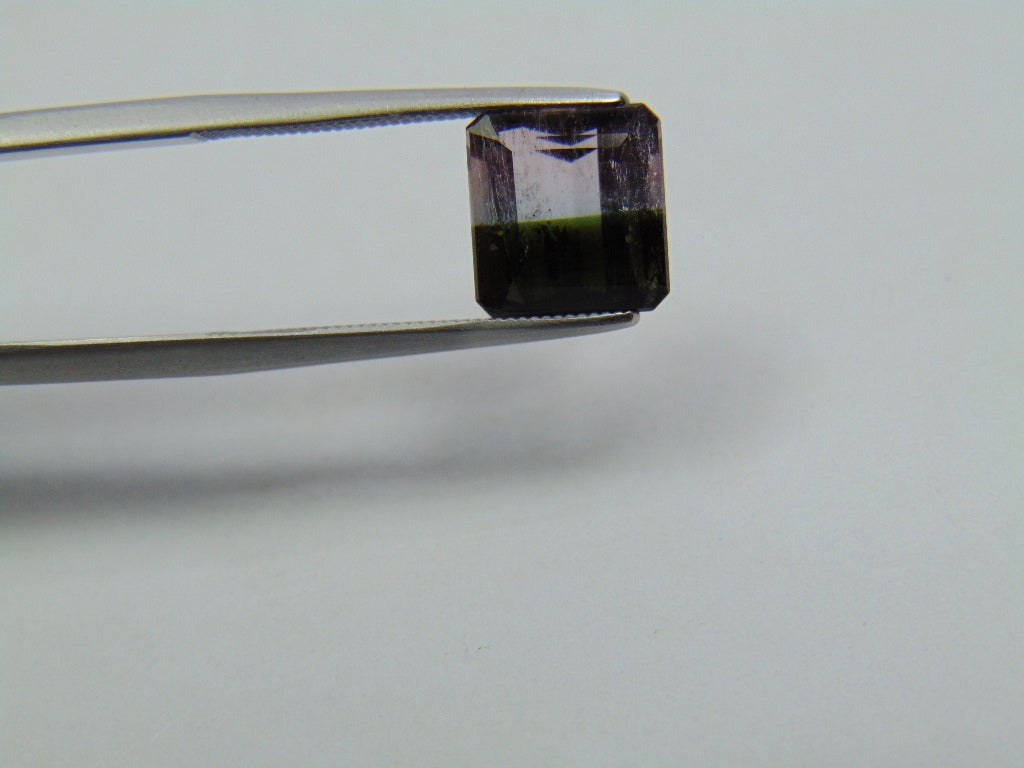 3.20ct Turmalina Bicolor 9x8mm