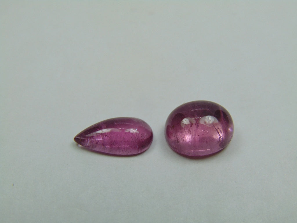 8.40ct Turmalina Cabochão 13x7mm 12x9mm