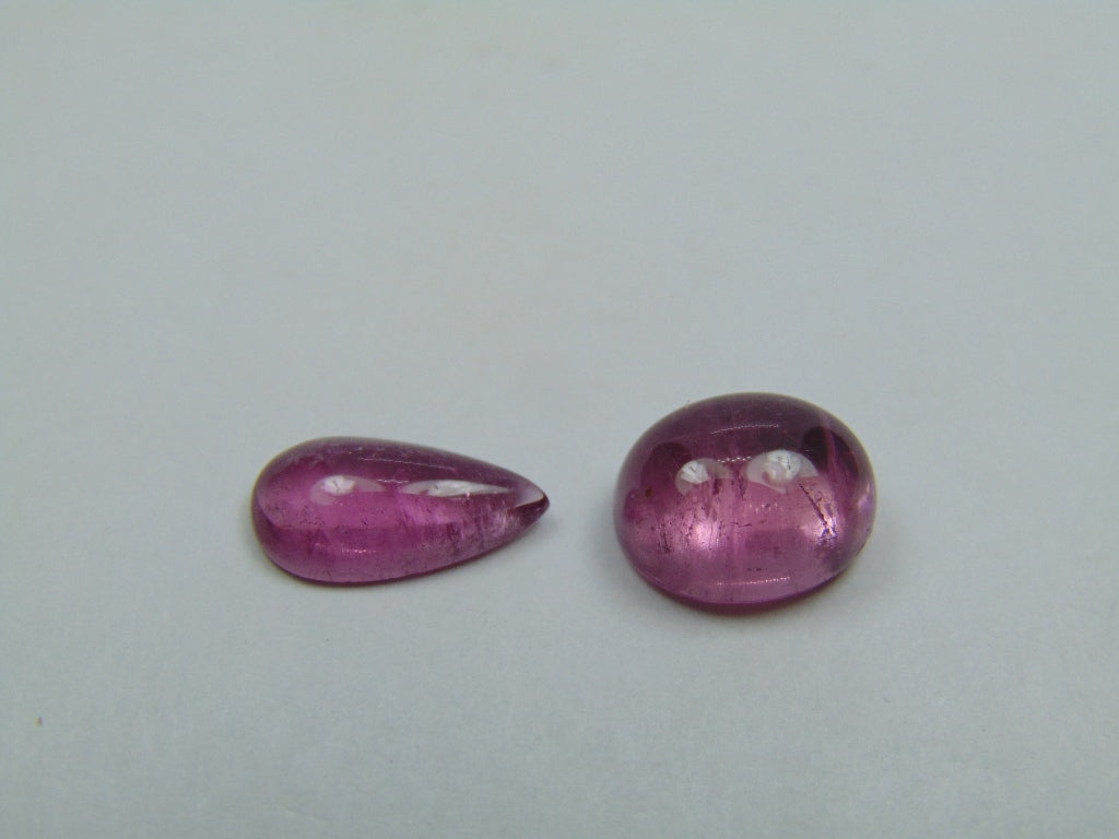 8.40ct Turmalina Cabochão 13x7mm 12x9mm