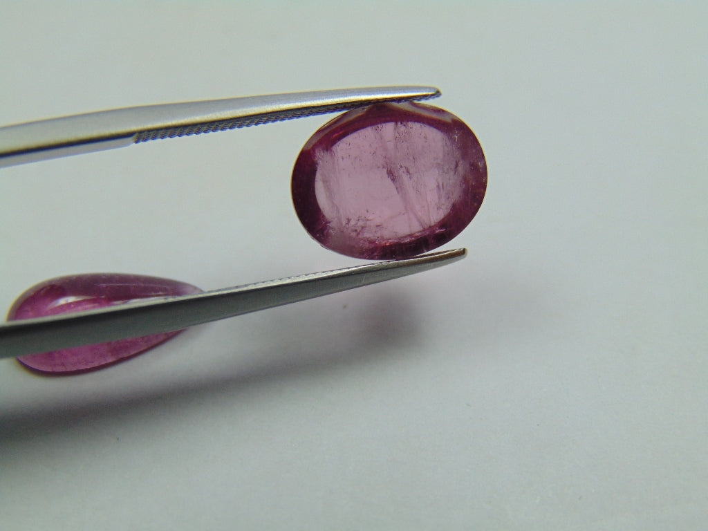 8.40ct Turmalina Cabochão 13x7mm 12x9mm