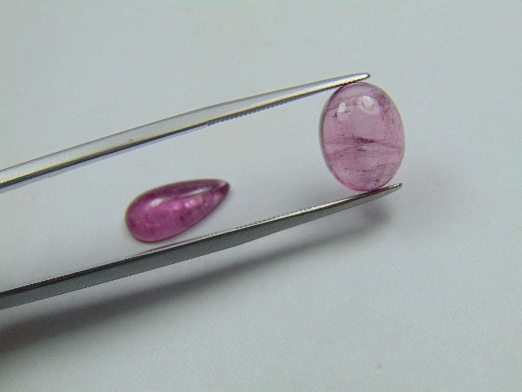 8.40ct Turmalina Cabochão 13x7mm 12x9mm