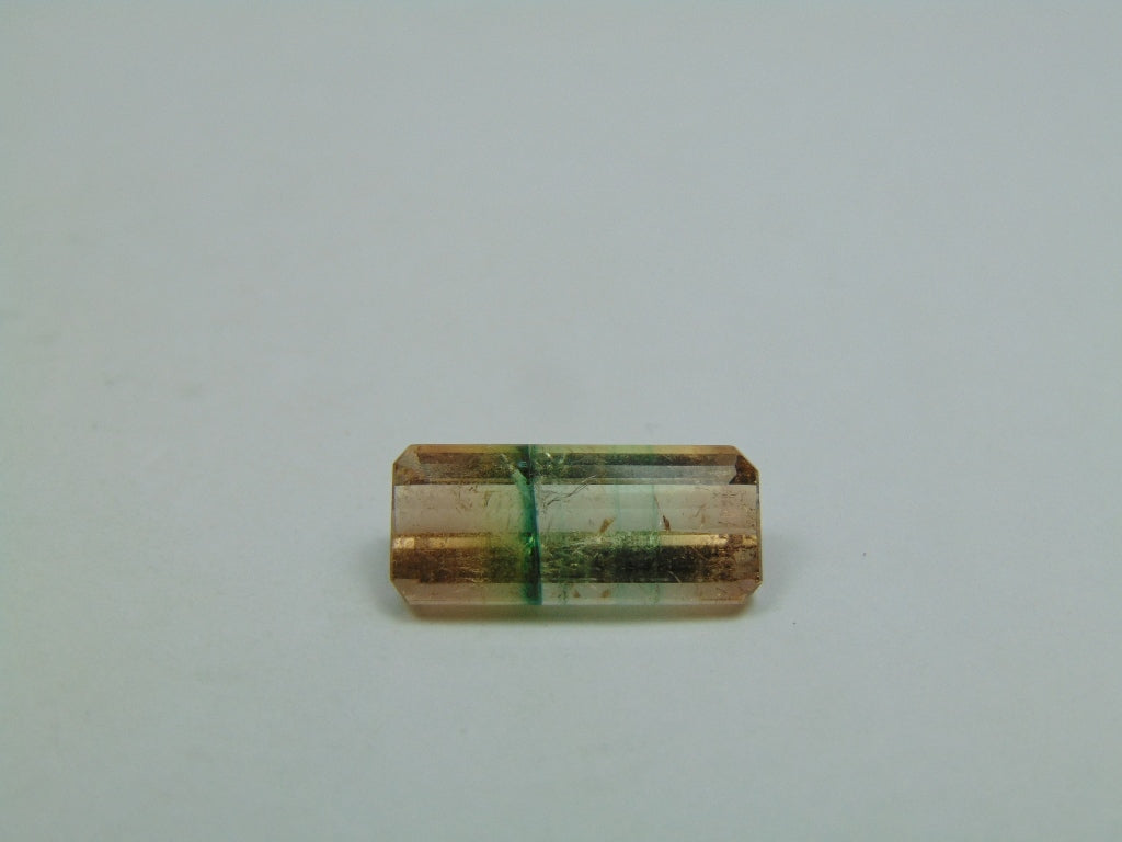 3.90ct Turmalina Bicolor 15x6mm