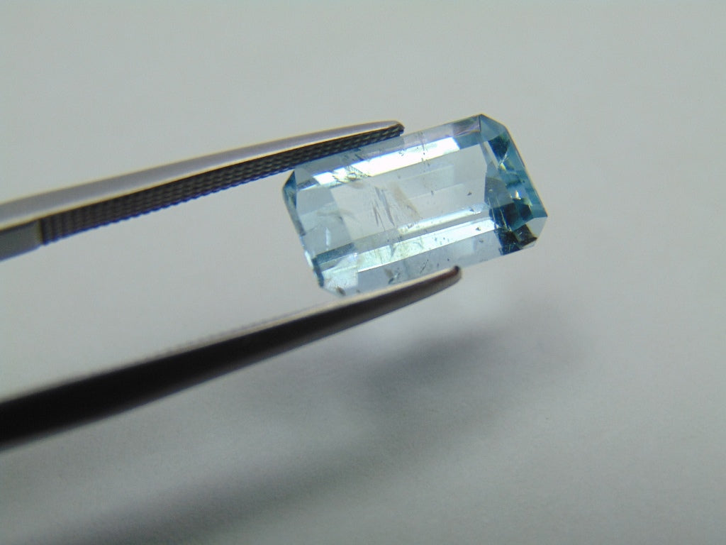 3.95ct Água-marinha 12x7mm