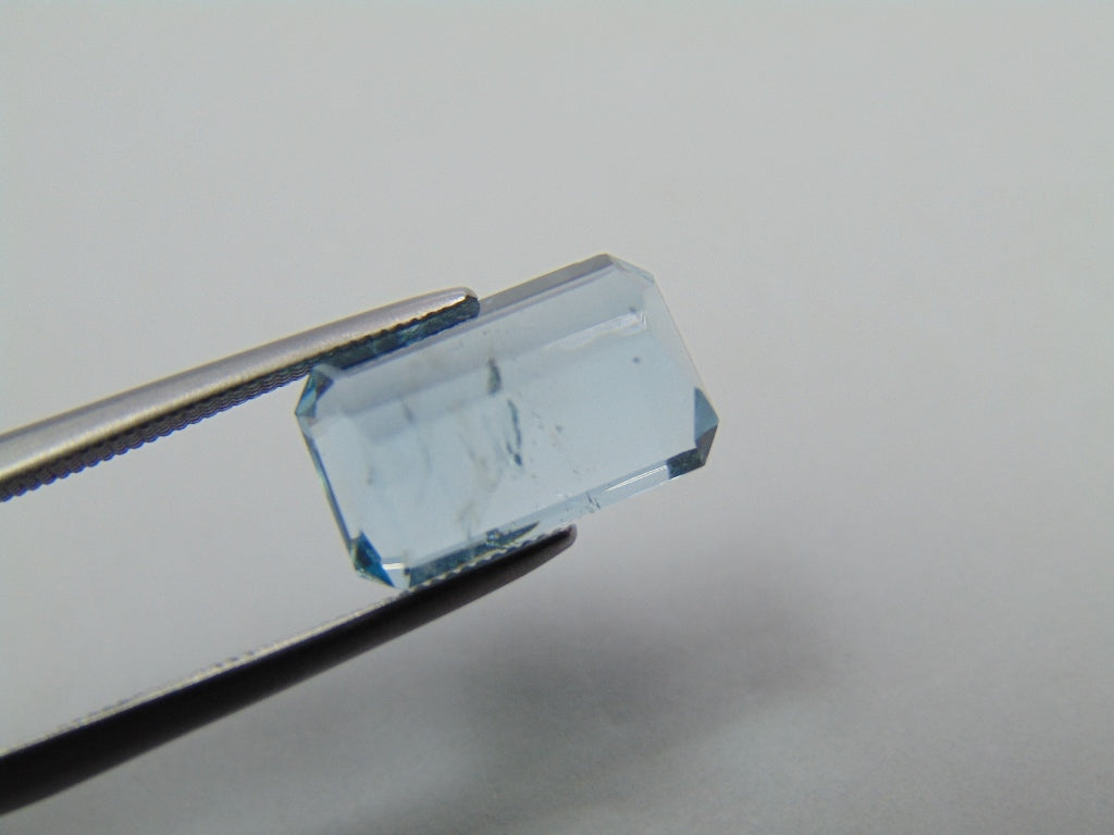 3.95ct Água-marinha 12x7mm