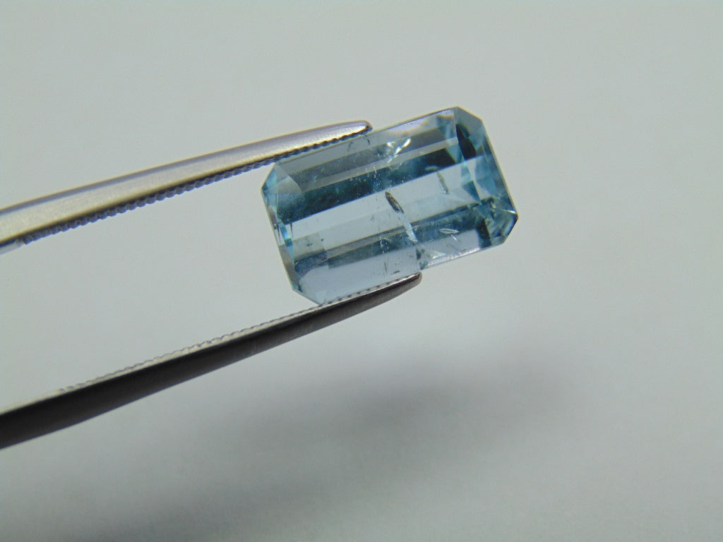 3.95ct Água-marinha 12x7mm