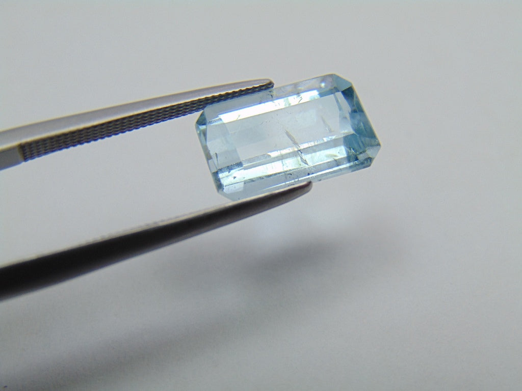 3.95ct Água-marinha 12x7mm