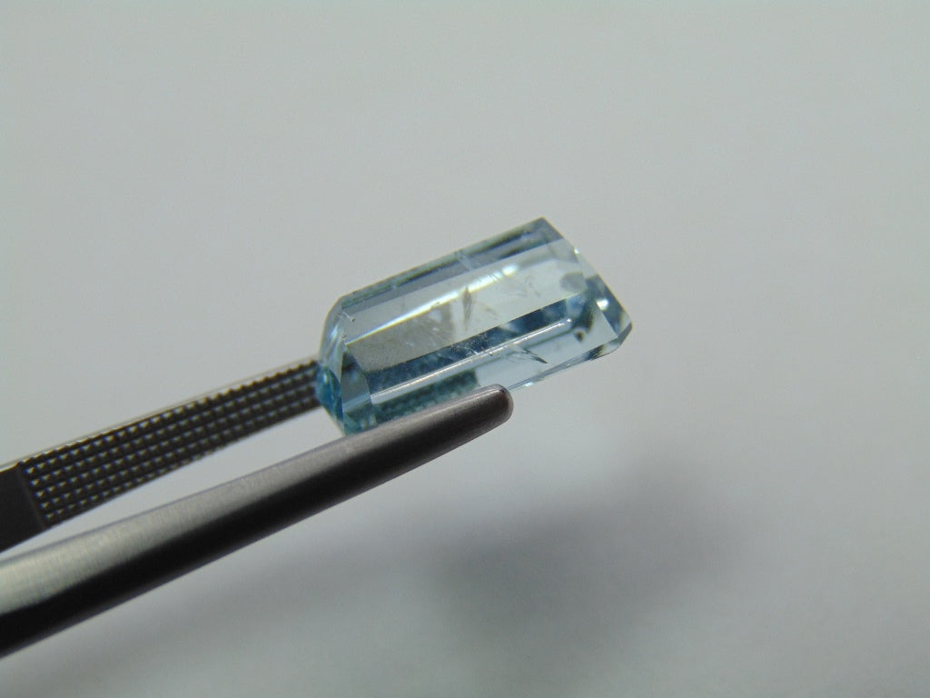 3.95ct Água-marinha 12x7mm