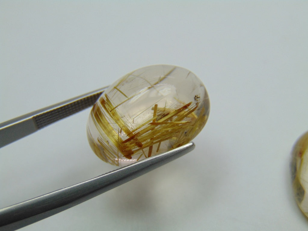 25.40ct Rutile Pair 18x13mm