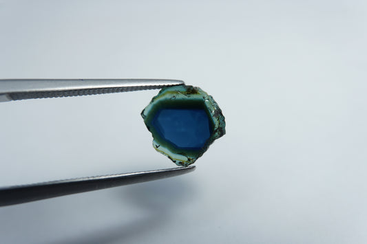 1.28ct Turmalina melancia 9x9.5mm