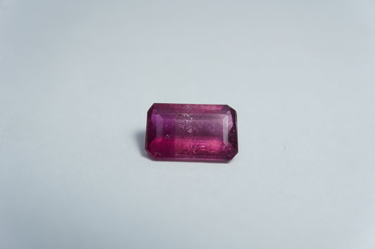 1.65ct Turmalina bicolor 9x6mm