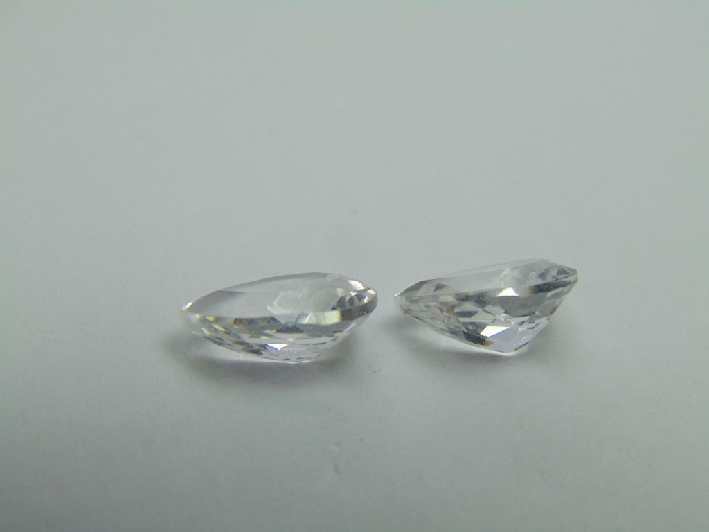 6.45ct Topaz Pair 11x8mm