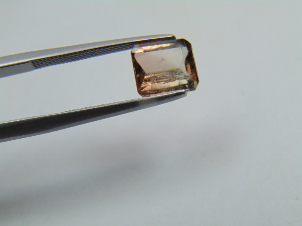 1.97ct Turmalina Bicolor 8x7mm