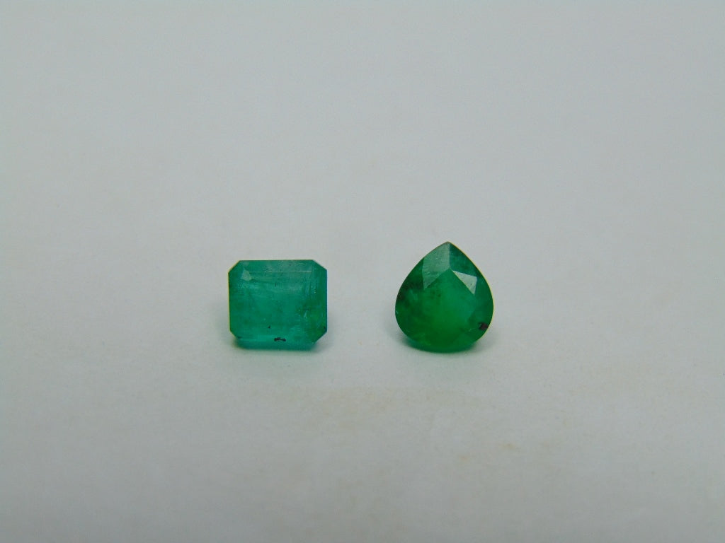 1.18ct Emerald 5x4mm 5x6mm