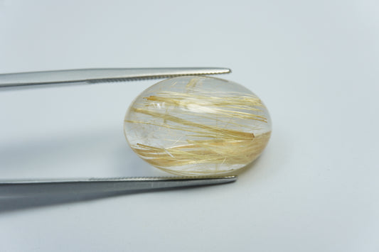14.75ct Rutilo cabochão 19x13mm