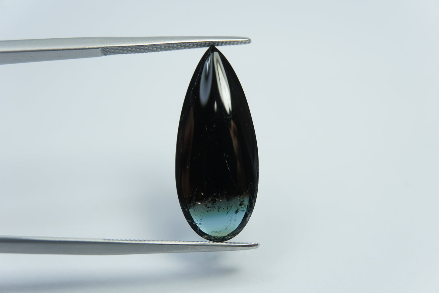 5.95ct Turmalina bicolor 24x10mm