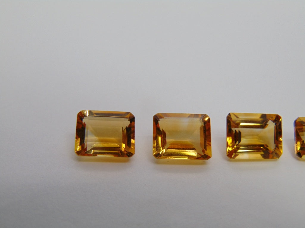 12.45ct Citrine Calibrated 10x8mm