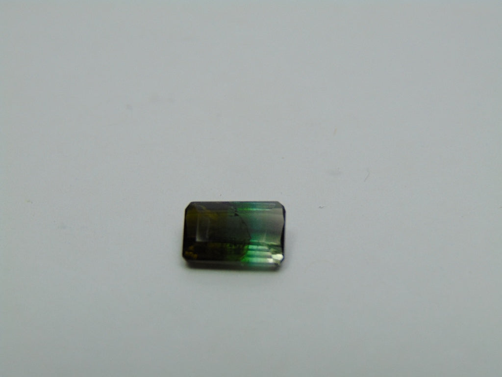 2.05ct Turmalina Bicolor 9x6mm