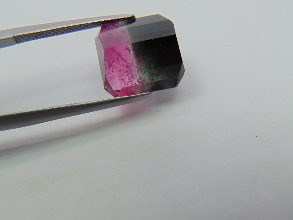 Turmalina Bicolor 8,15ct 12x11mm