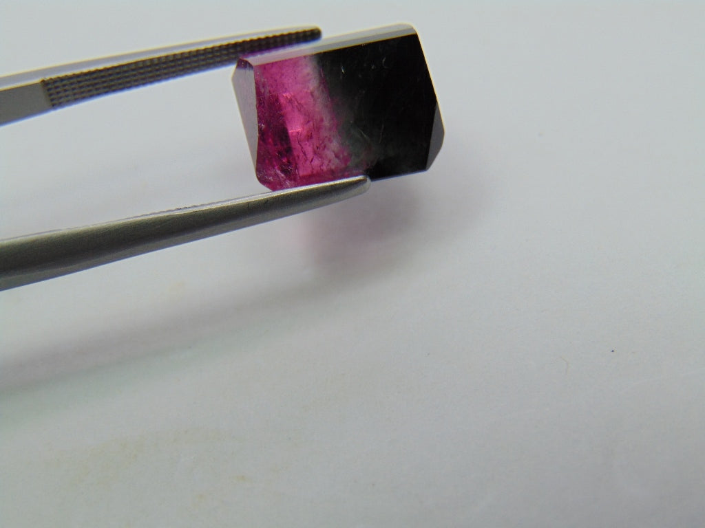 Turmalina Bicolor 8,15ct 12x11mm