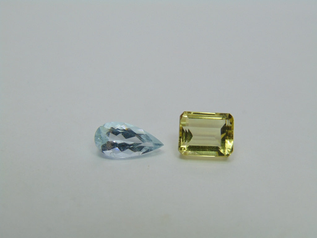 2.98ct Beryl 10x5mm 6x8mm