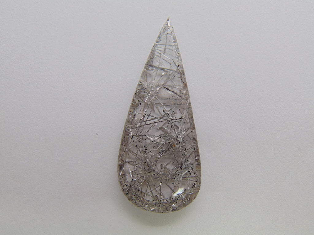 Inclusão de quartzo 17,50ct 37x15mm