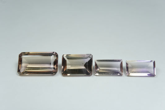 8.65ct Ametrinos 13x7.5mm / 10x7mm / 9x5mm / 9x5mm