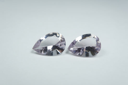 6.65ct Ametista rose france par 12x9mm