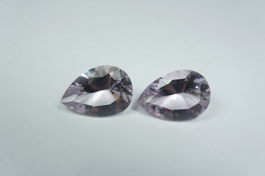 6.65ct Ametista rose france par 12x9mm
