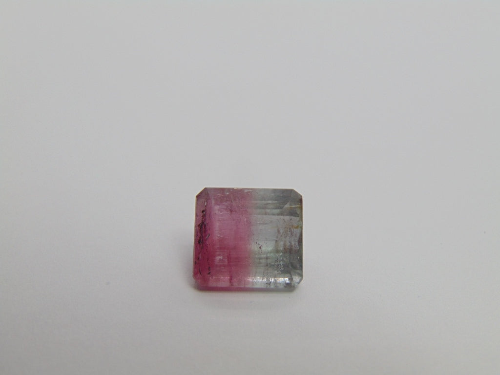 10,40ct Turmalina Bicolor 12x11mm