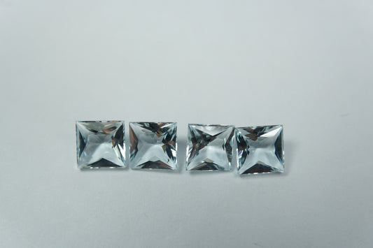 3.45ct Água-marinha calibrada 6mm
