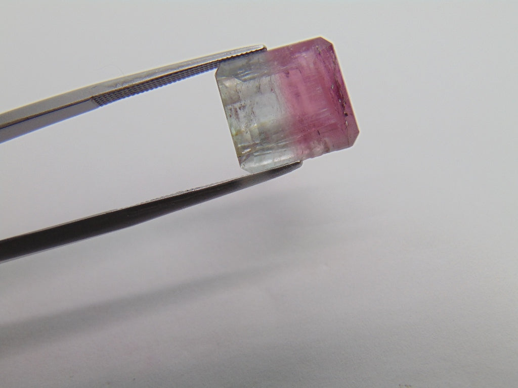 10,40ct Turmalina Bicolor 12x11mm