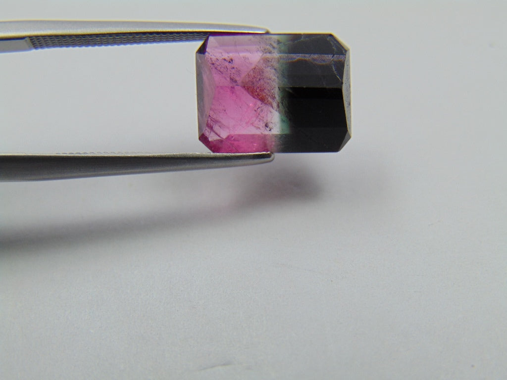 4.50ct Turmalina Bicolor 11x9mm