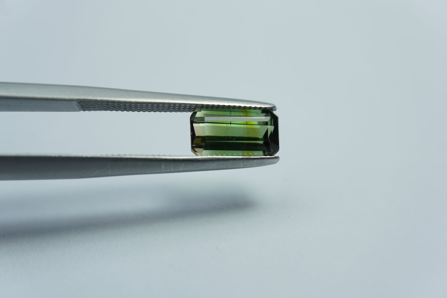 1.34ct Turmalina bicolor 8x4mm