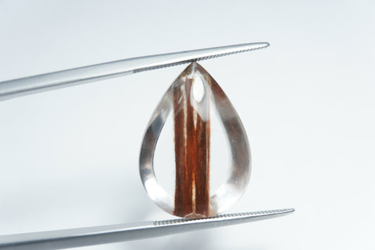13.75ct Quartzo com inclusão 20x15mm