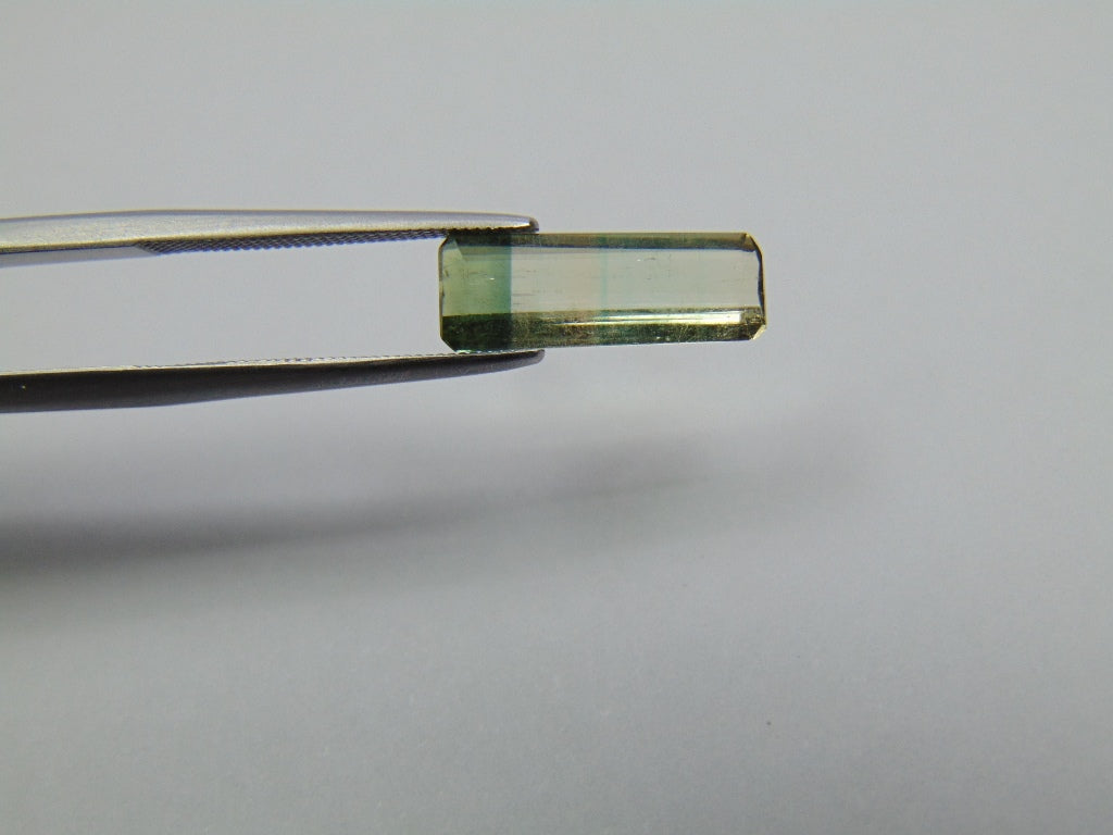 2.12ct Turmalina Bicolor 15x5mm